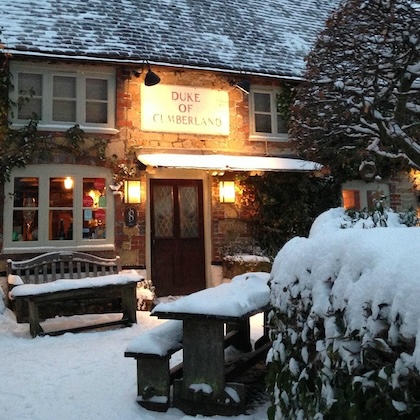 The Duke of Cumberland, a pub in Henley, West Sussex